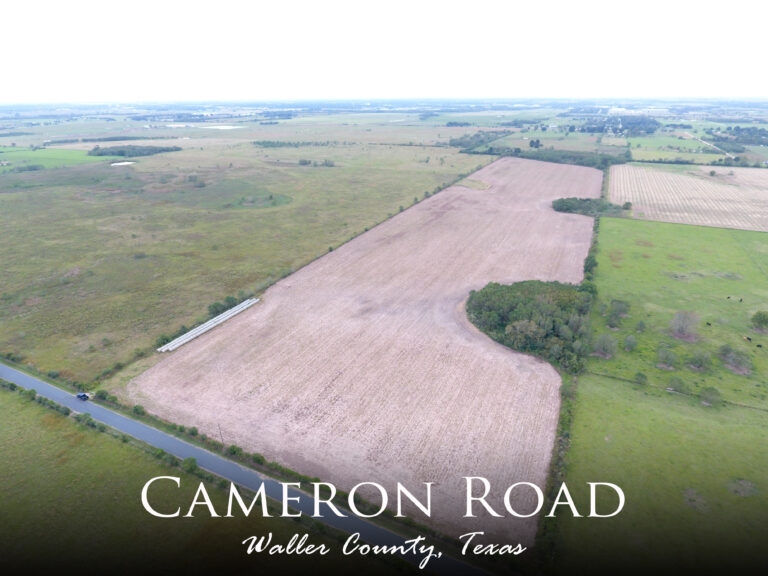Cameron Road Waller County Texas Real Estate