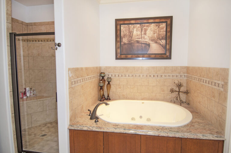 MASTER TUB AND SHOWER