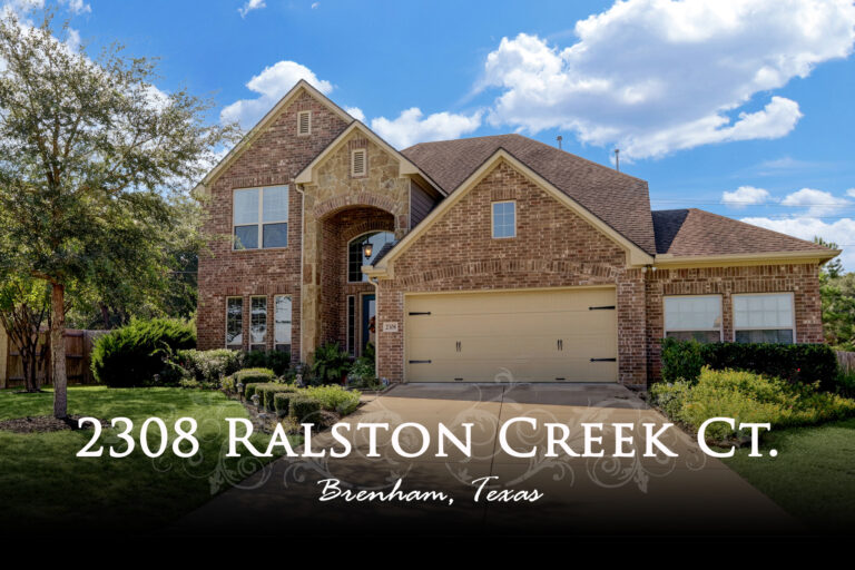 2308 Ralston Creek Ct., Brenham, Texas