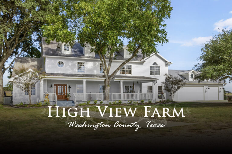 High View Farm, 7650 Hoddeville School Road, Brenham