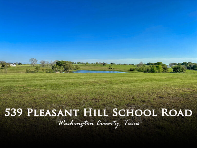 539 Pleasant Hill School Road, Brenham, Texas