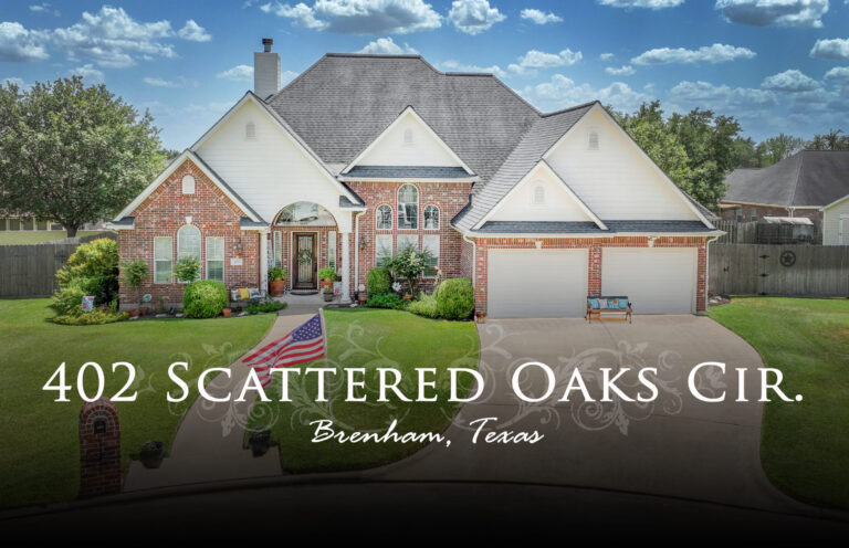 402 Scattered Oaks Circle, Brenham Texas 77833