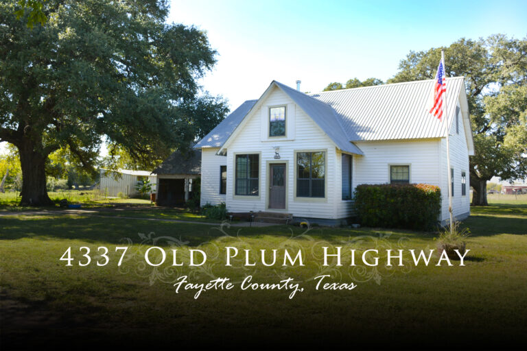 4337 Old Plum Highway La Grange, Texas 78945