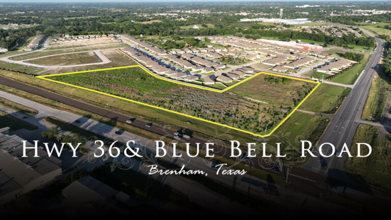 HWY 36 & Blue Bell Road Brenham, Texas 77833