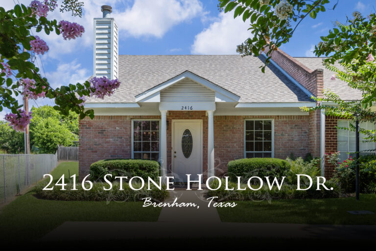 2416 Stone Hollow Drive Brenham, Texas 77833