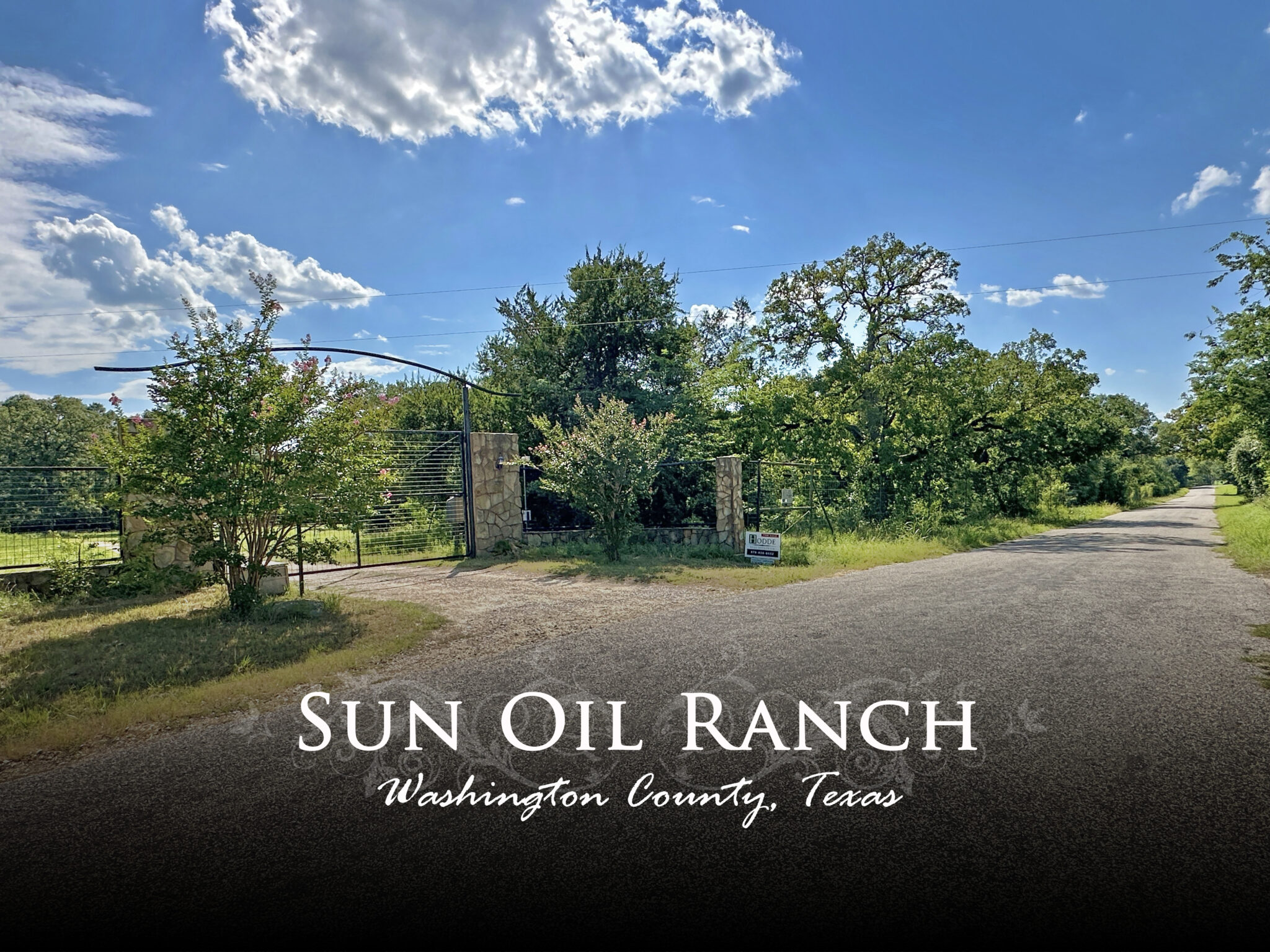 9801 Sun Oil Road Brenham, Texas 77833