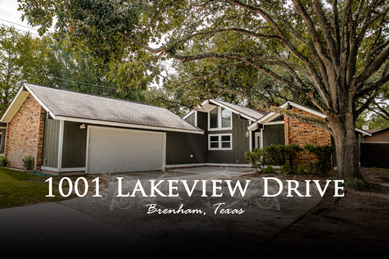 1001 Lakeview Drive Brenham, Texas 77833