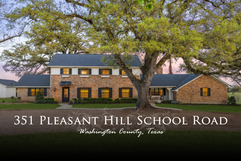 351 Pleasant Hill School Road Brenham, Texas 77833