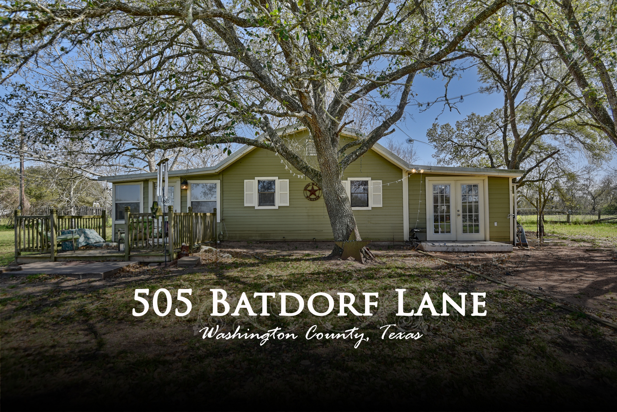 505 Batdorf Lane Brenham, Texas 77833