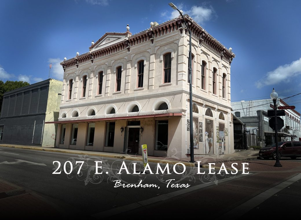 207 E. Alamo Street Brenham, Texas 77833